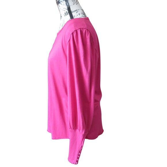 🎉🎉HP🎉🎉Sundance Living (Catalog) CAELYN TEE, Magenta, Size Large - EUC - Picture 5 of 13